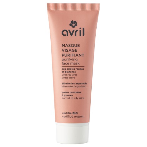 Avril | Masque Visage Purifiant Certifié Bio 50 ml
