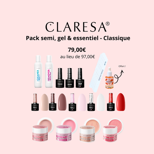 Pack semi permanent, gel & essentiel - Classique