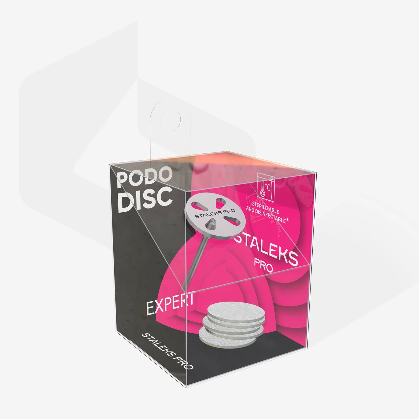 Staleks | Embout disque pédicure PODODISC STALEKS PRO L (25 mm) + embouts interchangeables 180 - 5 pièces