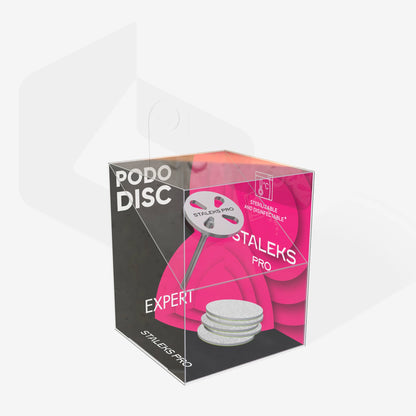 Staleks | Embout disque pédicure PODODISC STALEKS PRO L (25 mm) + embouts interchangeables 180 - 5 pièces