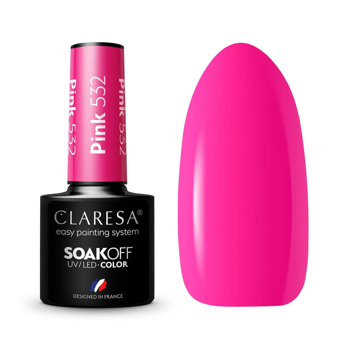 Claresa | Vernis semi-permanent Rose n°532- 5ml