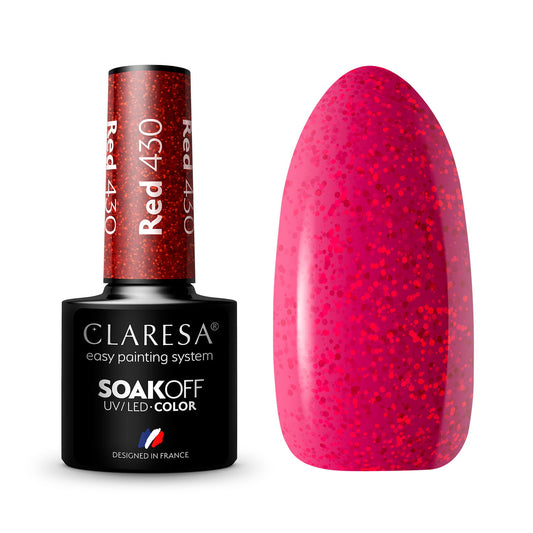 Claresa | Vernis semi-permanent Red #430 5g