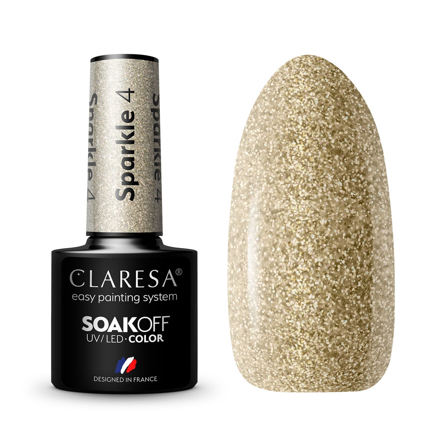 Claresa | Vernis semi-permanent Sparkle n°4 - 5ml