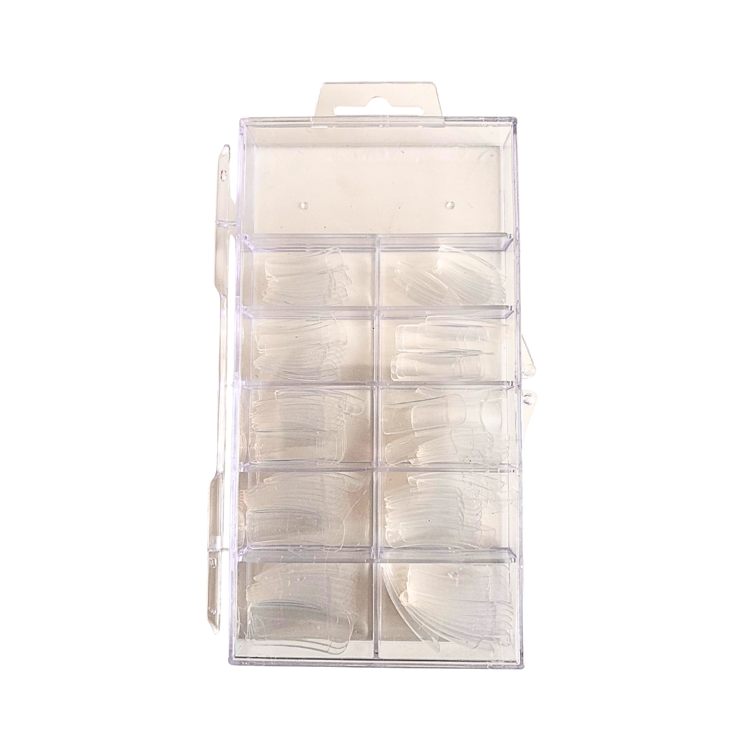 Outlet Nails | Boîte de 100 faux ongles transparents