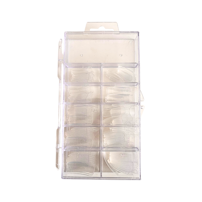 Outlet Nails | Boîte de 100 faux ongles transparents