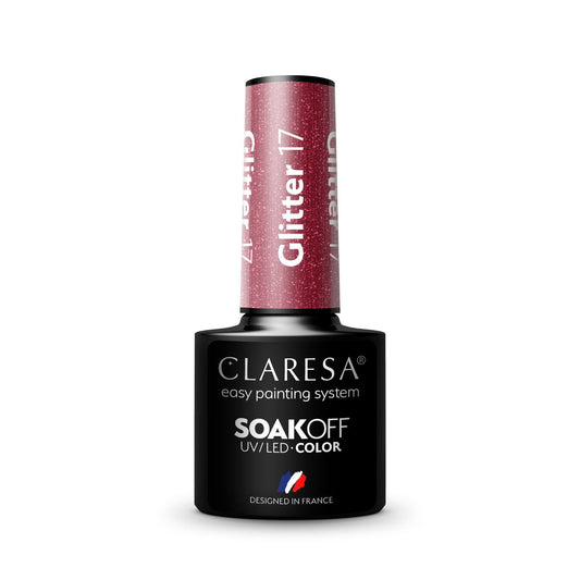 Claresa | Vernis semi-permanent Glitter n°17 - 5ml