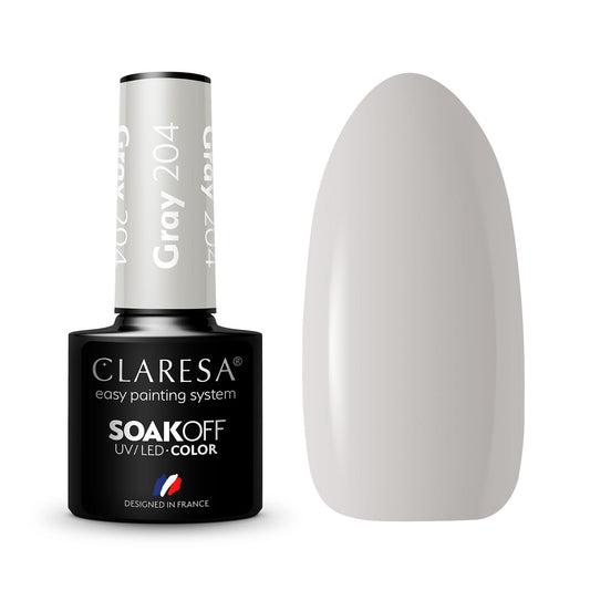 Claresa | Vernis semi-permanent Gris n°204 - 5ml