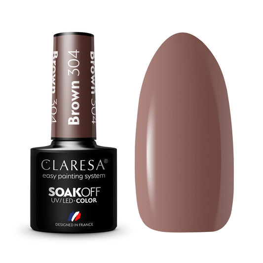 Claresa | Vernis semi-permanent Marron n°304 - 5ml