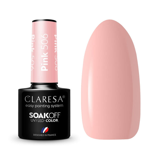 Claresa | Vernis semi-permanent Rose n°506 - 5ml