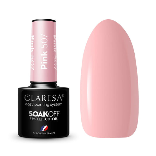 Claresa | Vernis semi-permanent Rose n°507 - 5ml