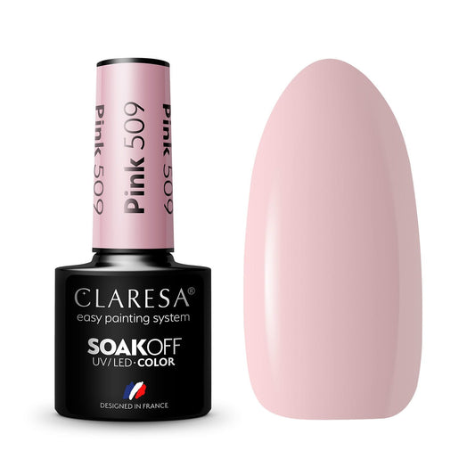 Claresa | Vernis semi-permanent Rose n°509 - 5ml