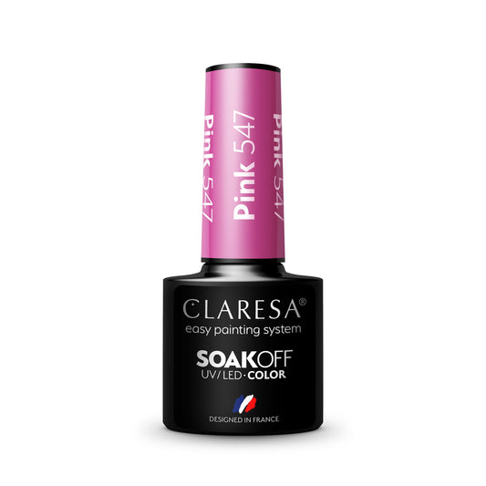 Claresa | Vernis semi-permanent Rose n°547 - 5ml