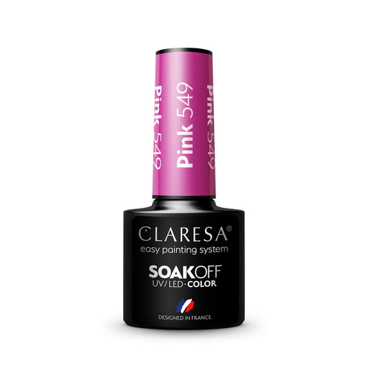 Claresa | Vernis semi-permanent Rose n°549 - 5ml