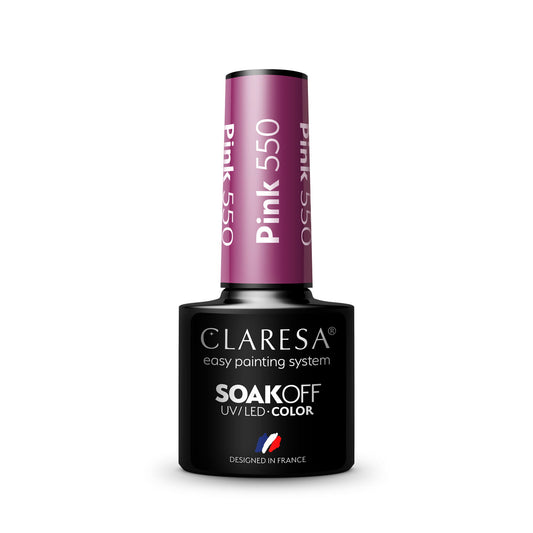 Claresa | Vernis semi-permanent Rose n°550 - 5ml