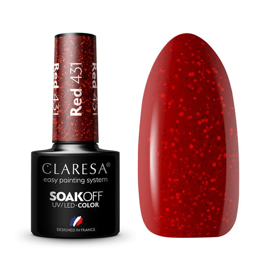 Claresa | Vernis semi-permanent Rouge n°431 - 5ml
