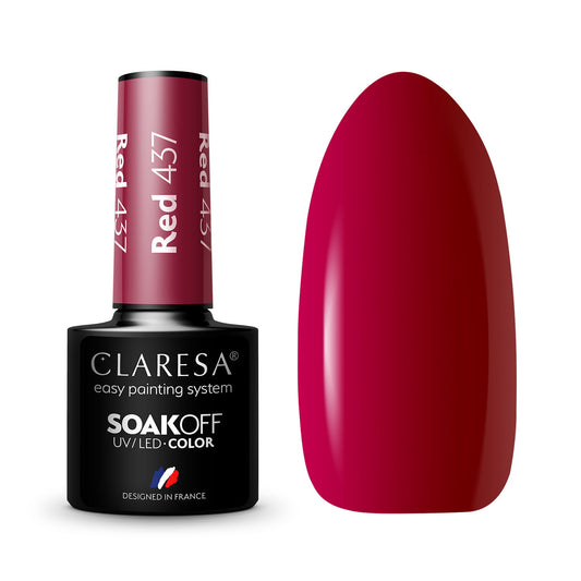 Claresa | Vernis semi-permanent Rouge n°437 - 5ml