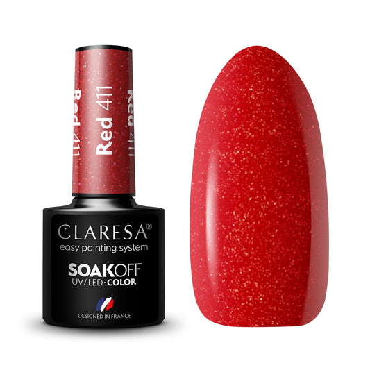 Claresa | Vernis semi-permanent Rouge n°411 - 5ml