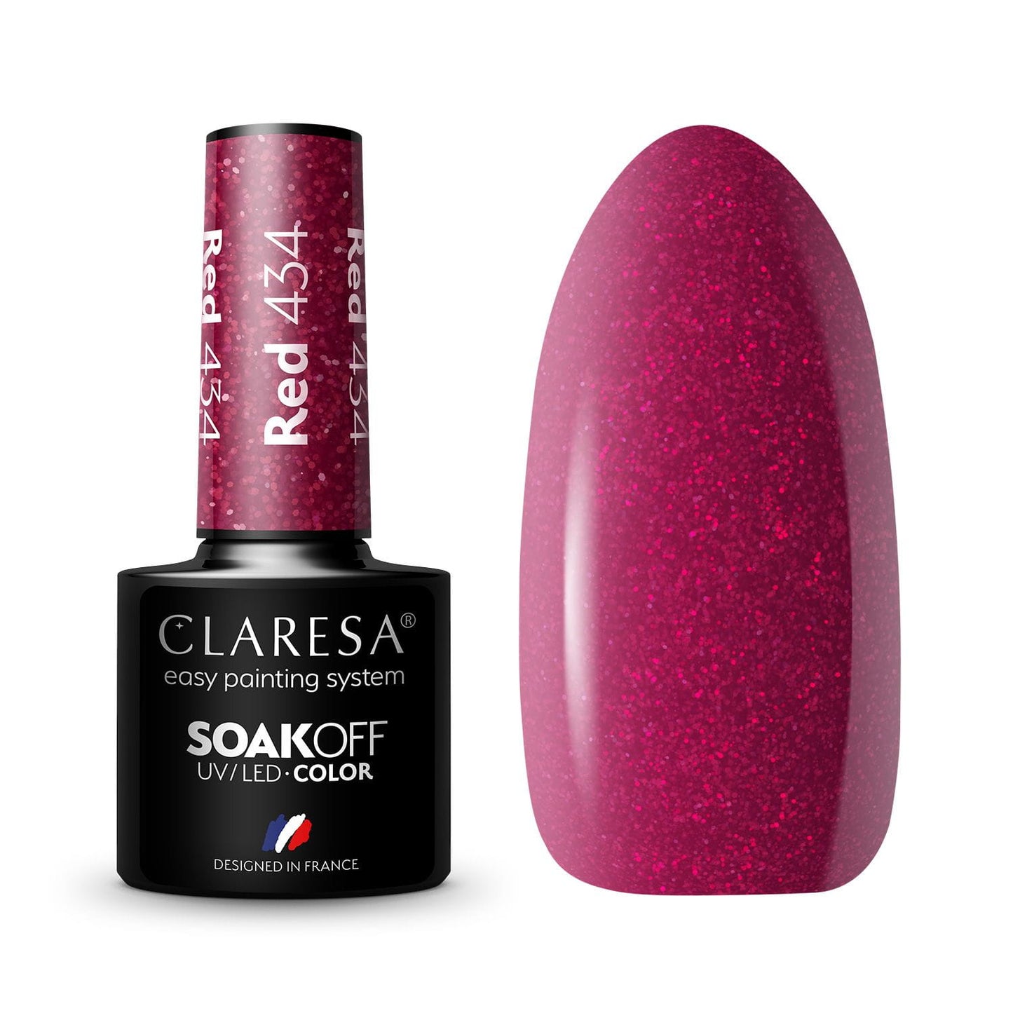 Claresa | Vernis semi-permanent Rouge n°434 - 5ml