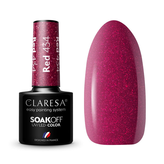 Claresa | Vernis semi-permanent Rouge n°434 - 5ml