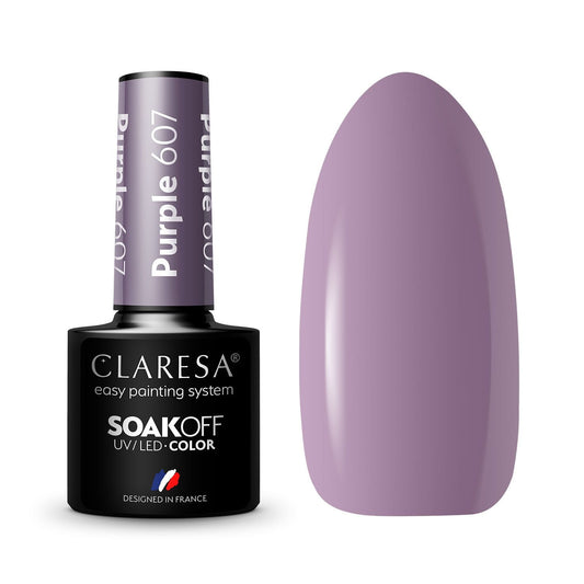 Claresa | Vernis semi-permanent Violet n°607 - 5ml