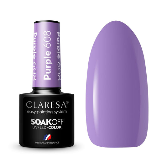 Claresa | Vernis semi-permanent Violet n°608 - 5ml