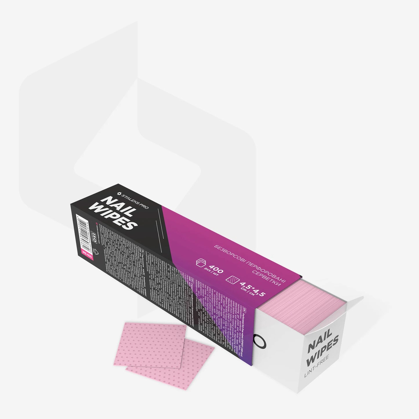 Staleks | Lingettes perforées sans peluches EXPERT - 400 pièces