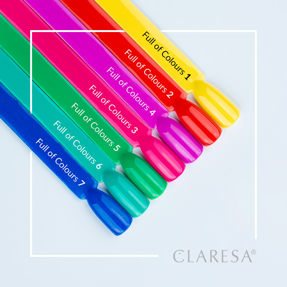 Claresa | Vernis semi-permanent Full of Colors n°1 (Jaune) - 5g