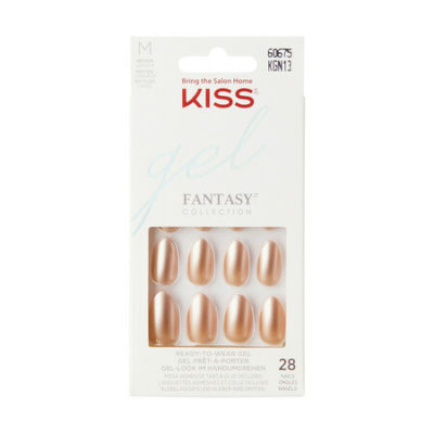 Kit faux ongles Kiss Products Gel Fantasy Collection Fresh Air avec fond blanc